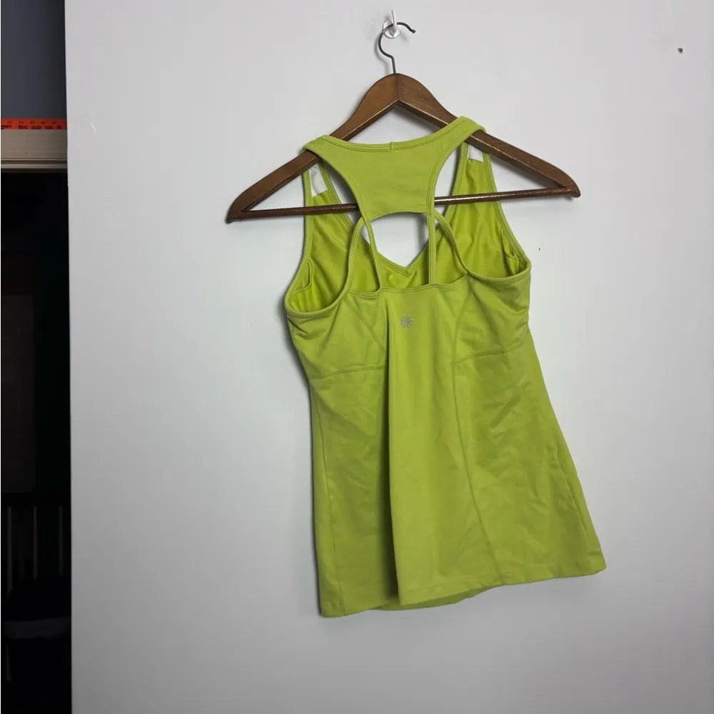 Athleta Lime Green Athletic Equator Tank Top - Image 8