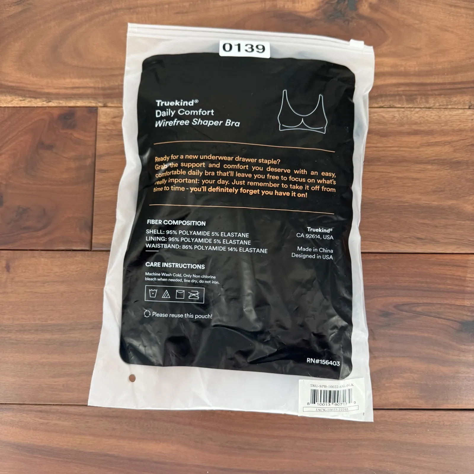 Shapermint Truekind Daily Comfort Wireless Shaper Bra Women 4XL Black Wide Strap Size 4X - Image 4