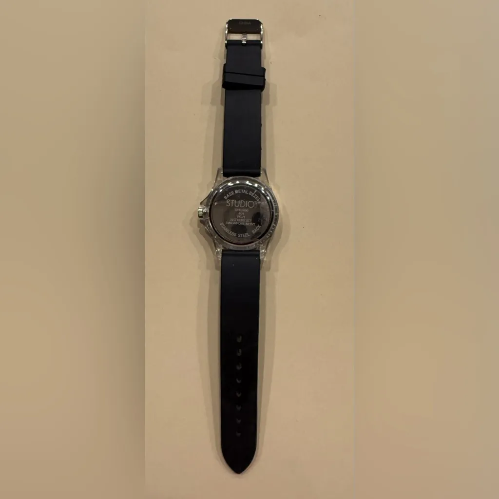 Studio I  Black and Silver Women's Watch - Image 2