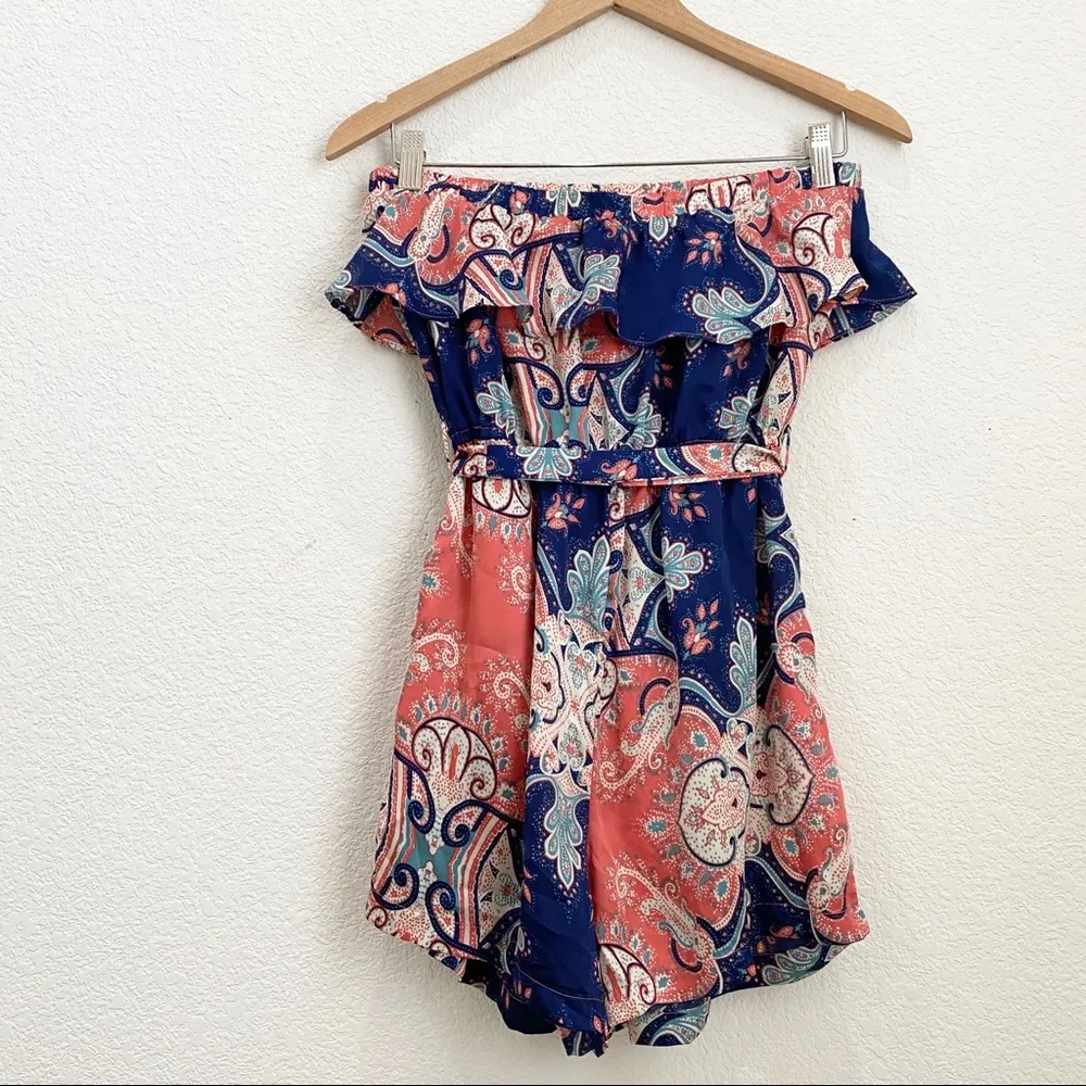 MP Metropark Ruffle Tube Strapless Romper S - Image 13