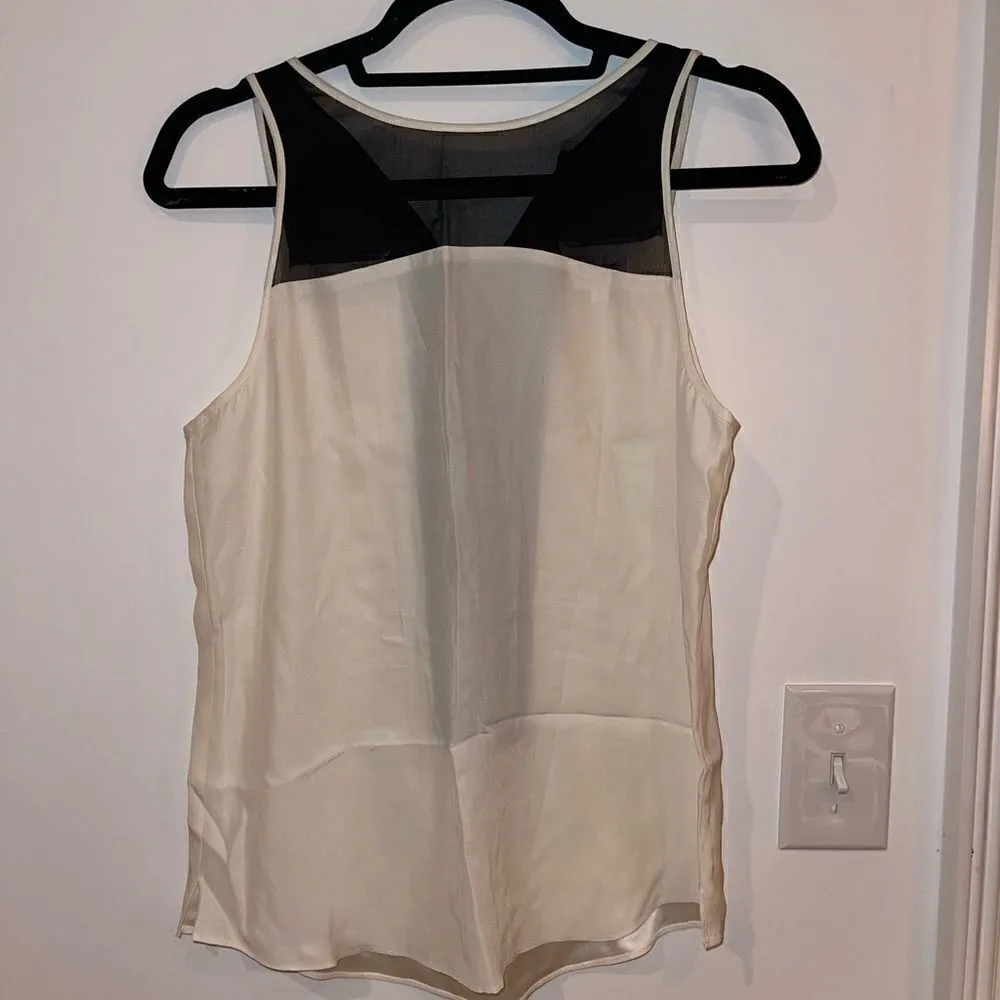 Parker  white with Black outlining Tank Top Size Small - Image 2