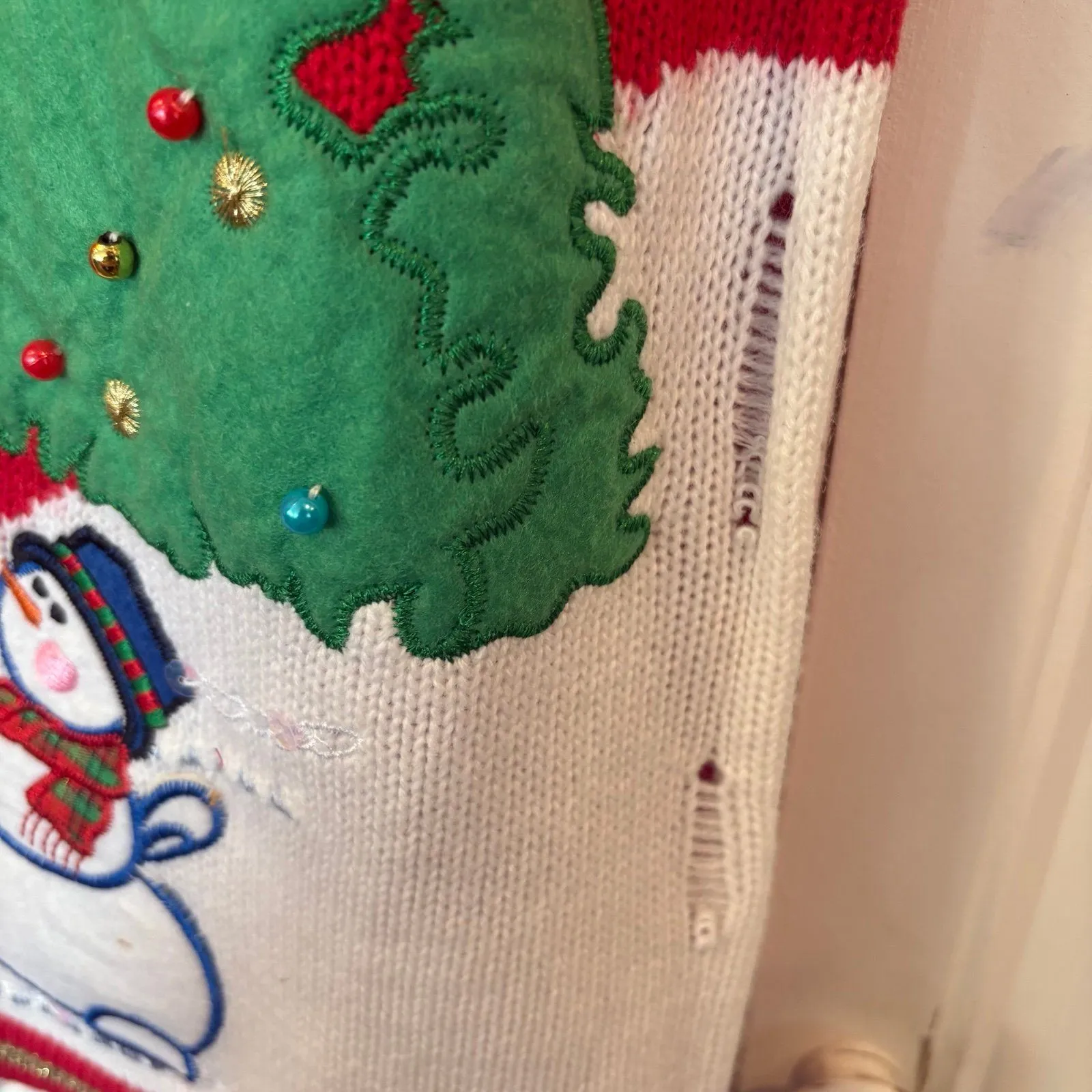 Red Snowman Vest Size Medium‎ - Image 5