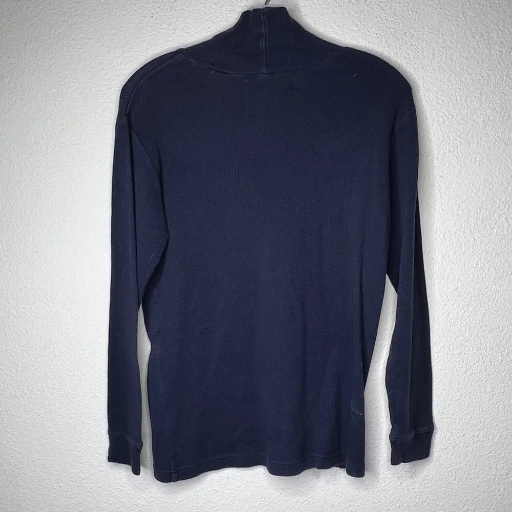 Express Navy Mock Turtleneck‎ - Image 3