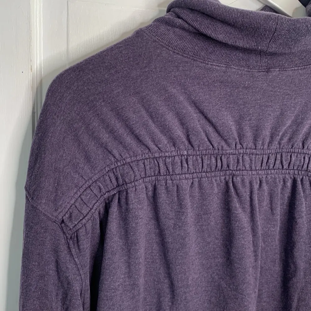 Athleta Balance Cinch Turtleneck sweatshirt Crocus Violet #657531 W-178 Sz M - Image 14