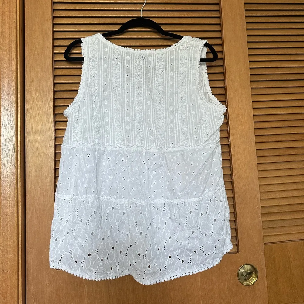 prAna White  Kendall blouse - Image 2