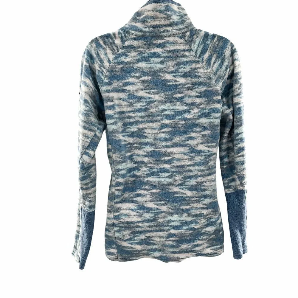 2/$30 Columbia Glacial IV Half Zip Fleece Pullover Sweatshirt Top Print Pattern - Image 5