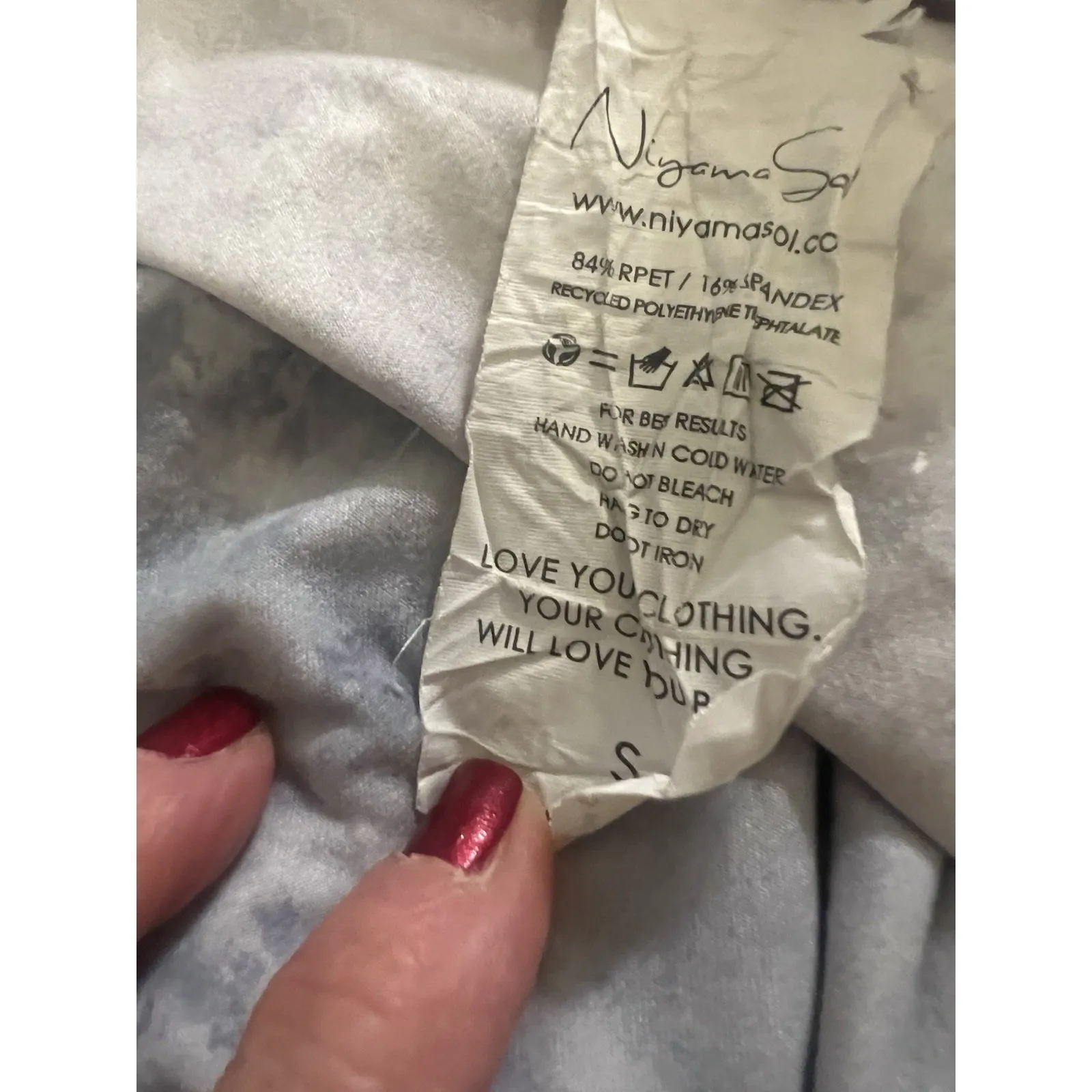 Niyama‎ Sol Women's High Waisted Barefoot Legging Icy Hot Size S - Image 10