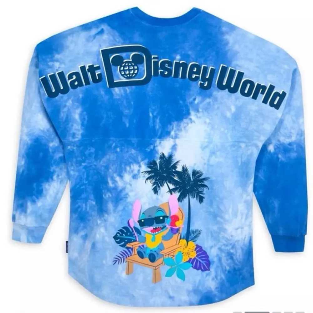 NWT Stitch Blue Tie-Dye Spirit Jersey for Adults – Walt Disney World - Image 2