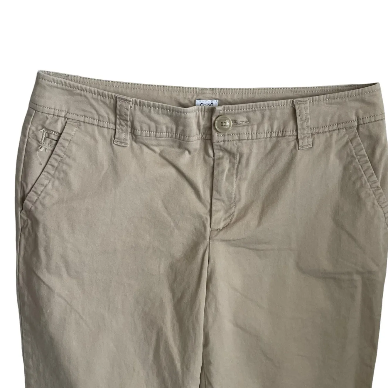 Liz Claiborne Women Chino Pants 10P Beige Ankle Minimalistic Neutral‎ Uniform - Image 9