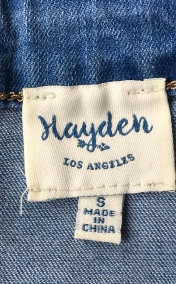 LA Boho Denim Culottes Jeans - Image 7