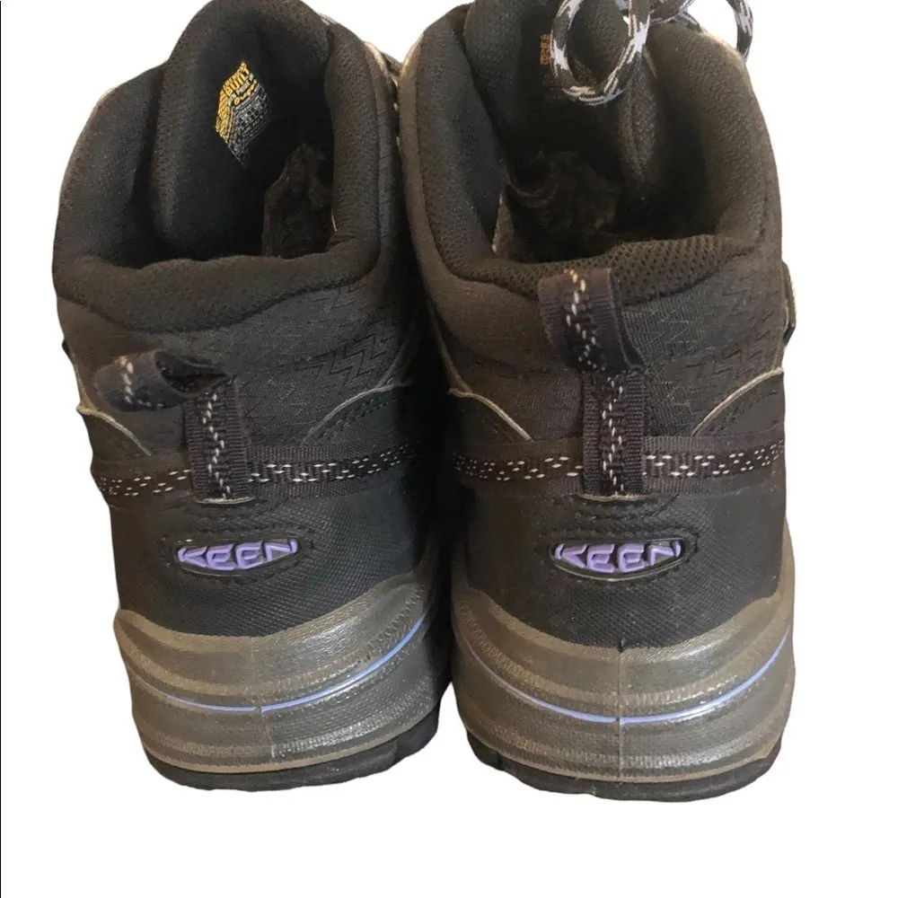 Keen Women's Ridge Flex Waterproof Hiking Boots 7 Black Outdoor Rugged Gorpcore - Image 8