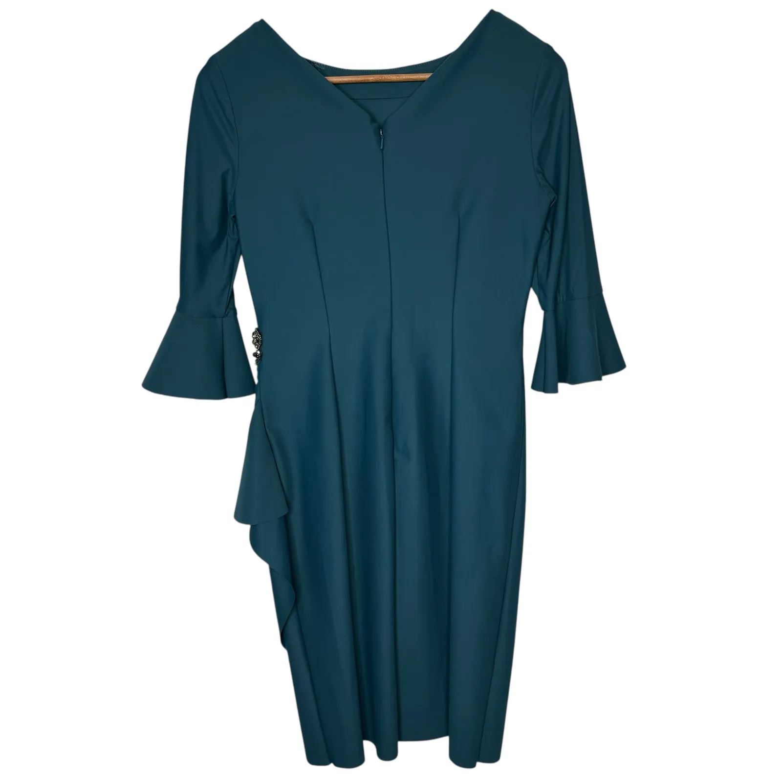 Alex Evenings Scuba Compression 3/4 Sleeve‎ Sheath Dress - Image 6