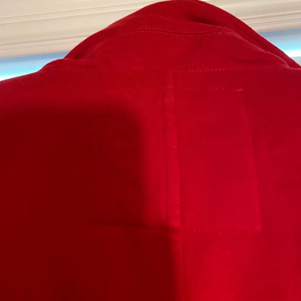 Sebby  Vibrant Red Pea Coat - Image 11