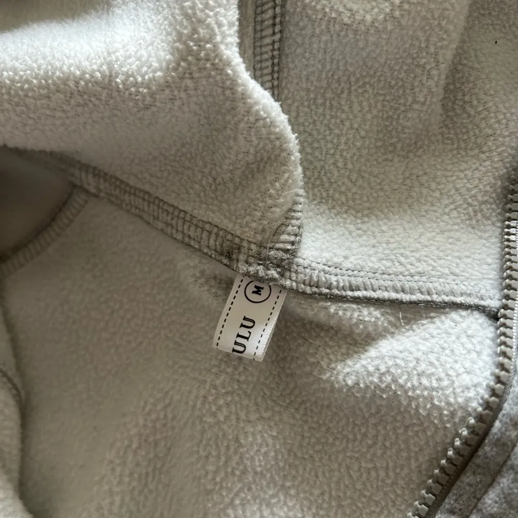 Heather Gray Women's Quarter-Zip Hoodie - Image 2