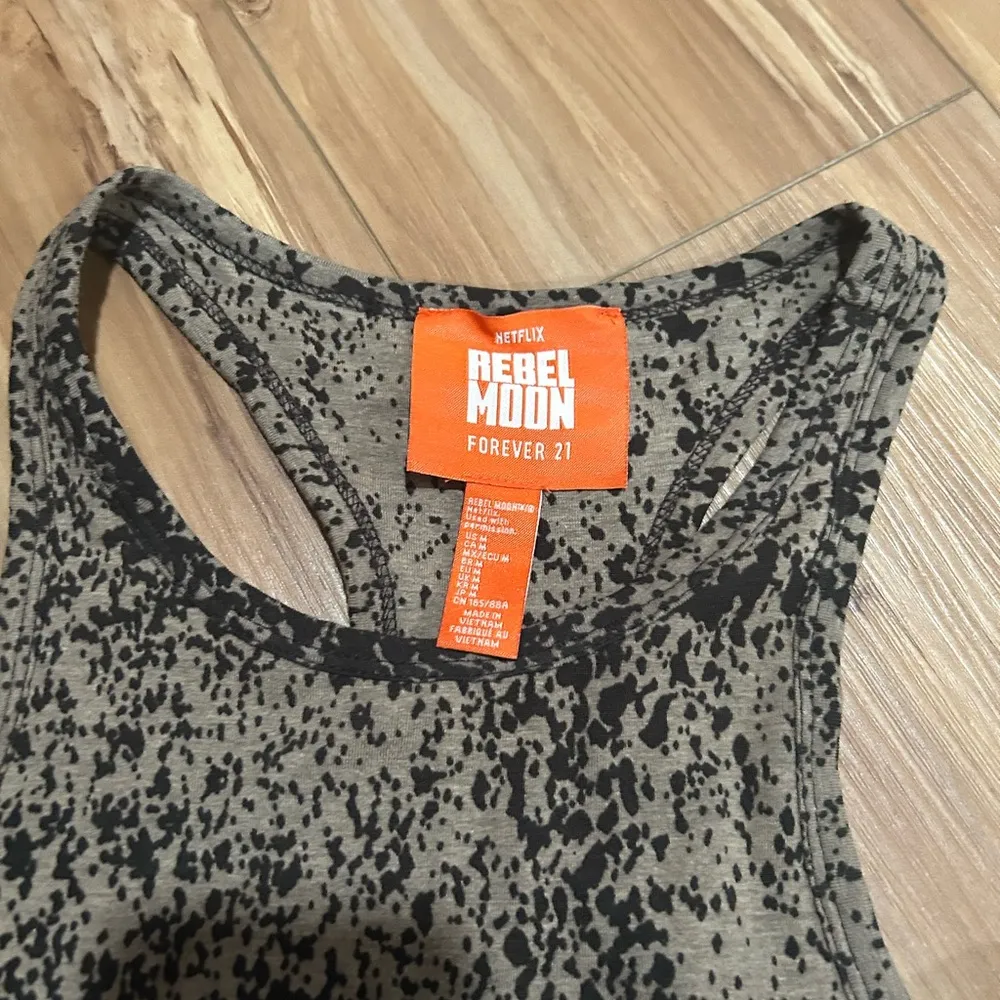 Forever 21 Rebel Moon Tank Maxi Black and Tan Dress Size Medium - Image 2