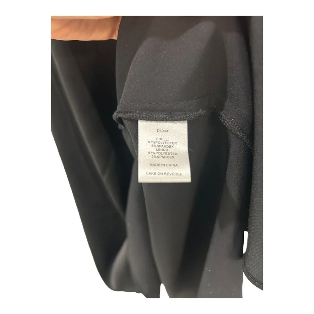 Alexia Admor DENNI DRESS MIDI Dress Size 4 Women’s Black Long Sleeve - Image 12