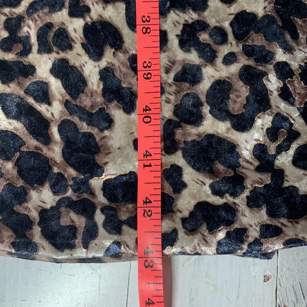 Lavish Alice Velvet Statement  Leopard Animal Print Midi dress - Image 13