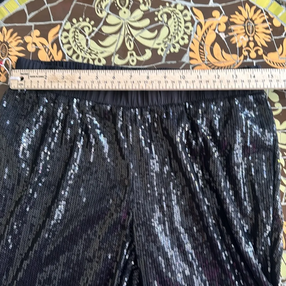 WHBM WHITE HOUSE BLACK MARKET SEQUIN PANTS Sz:S - Image 7