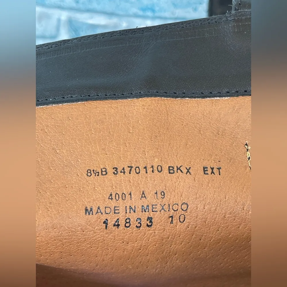 Frye Melissa Button Black Leather Knee High Riding Boots. 8.5 B - Image 13