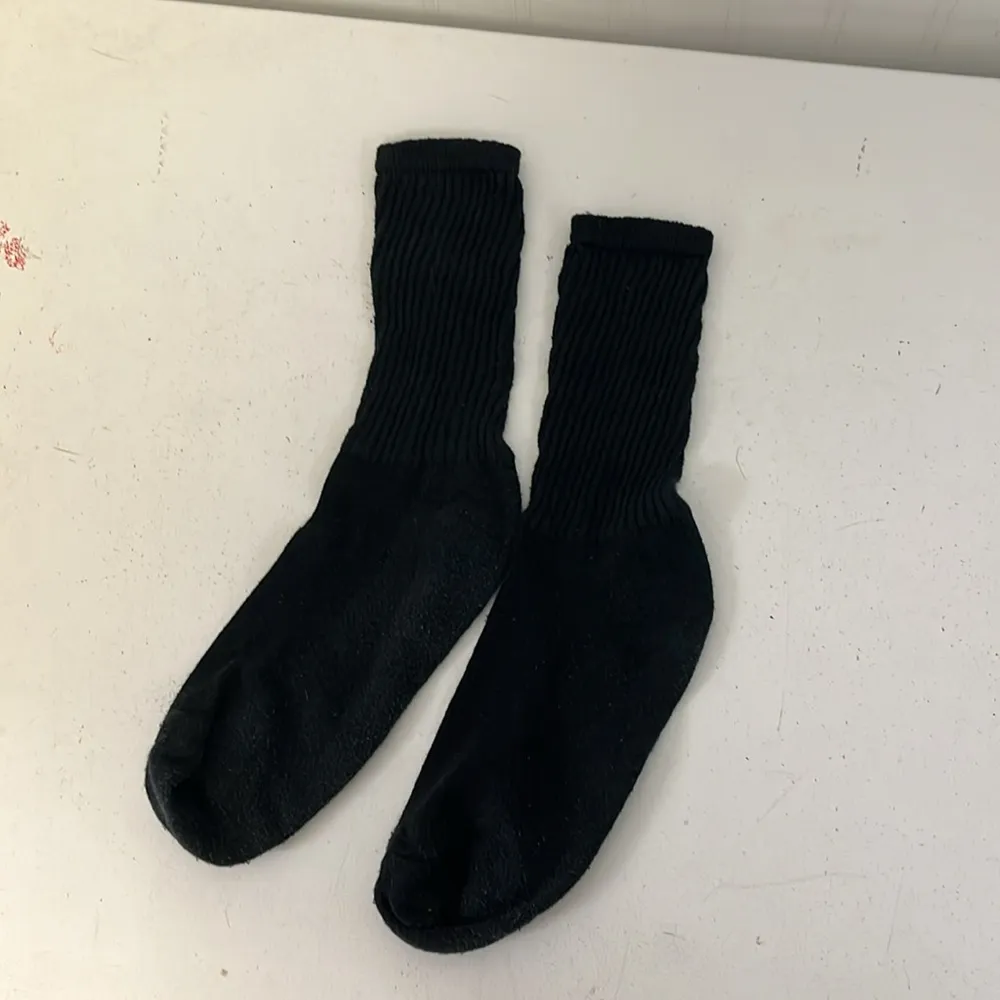 Women’s Vintage black Slouch scrunch Socks. - Image 4