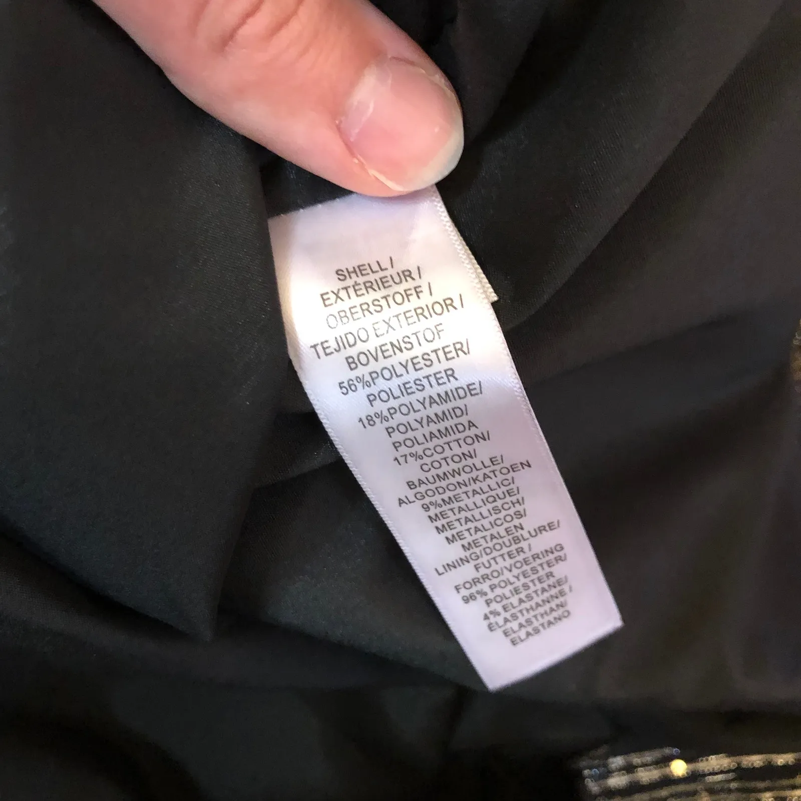 Aidan by Aidan Mattox Women's EUC Black and Gold Mock Neck Cocktail Dress -Sz 8 - Image 7