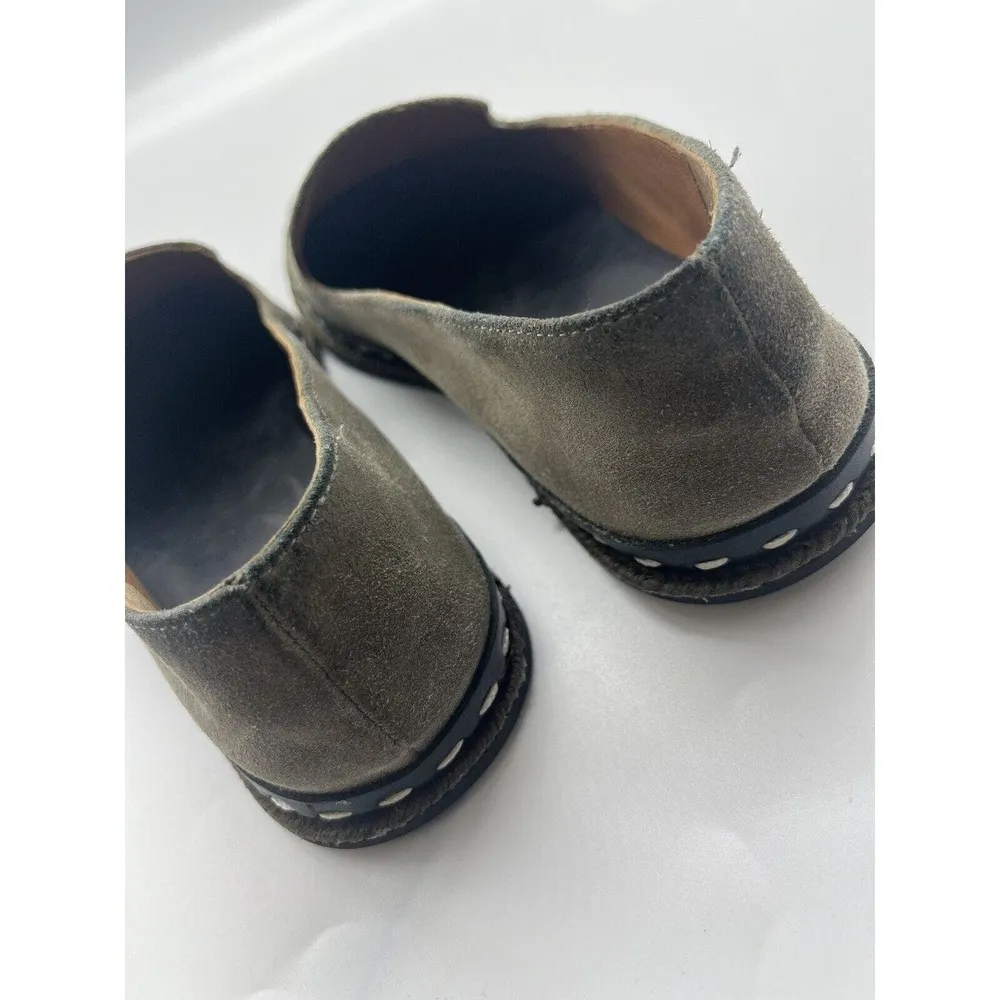 Rag & Bone Safari Khaki Green Cairo Suede Loafers Women’s Size 6 / 36 Shoes - Image 8