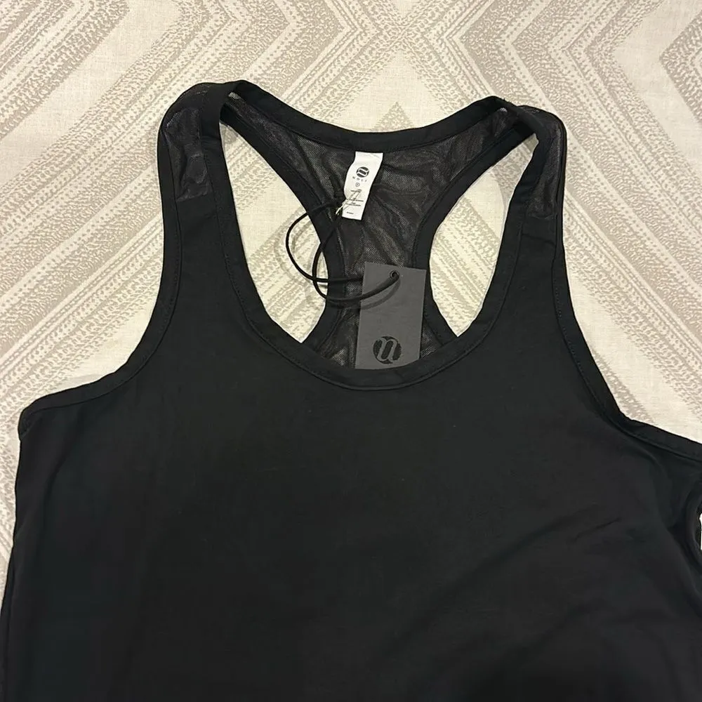 Noli  Women’s Black Tank Top with Mesh Back Panel - Image 2