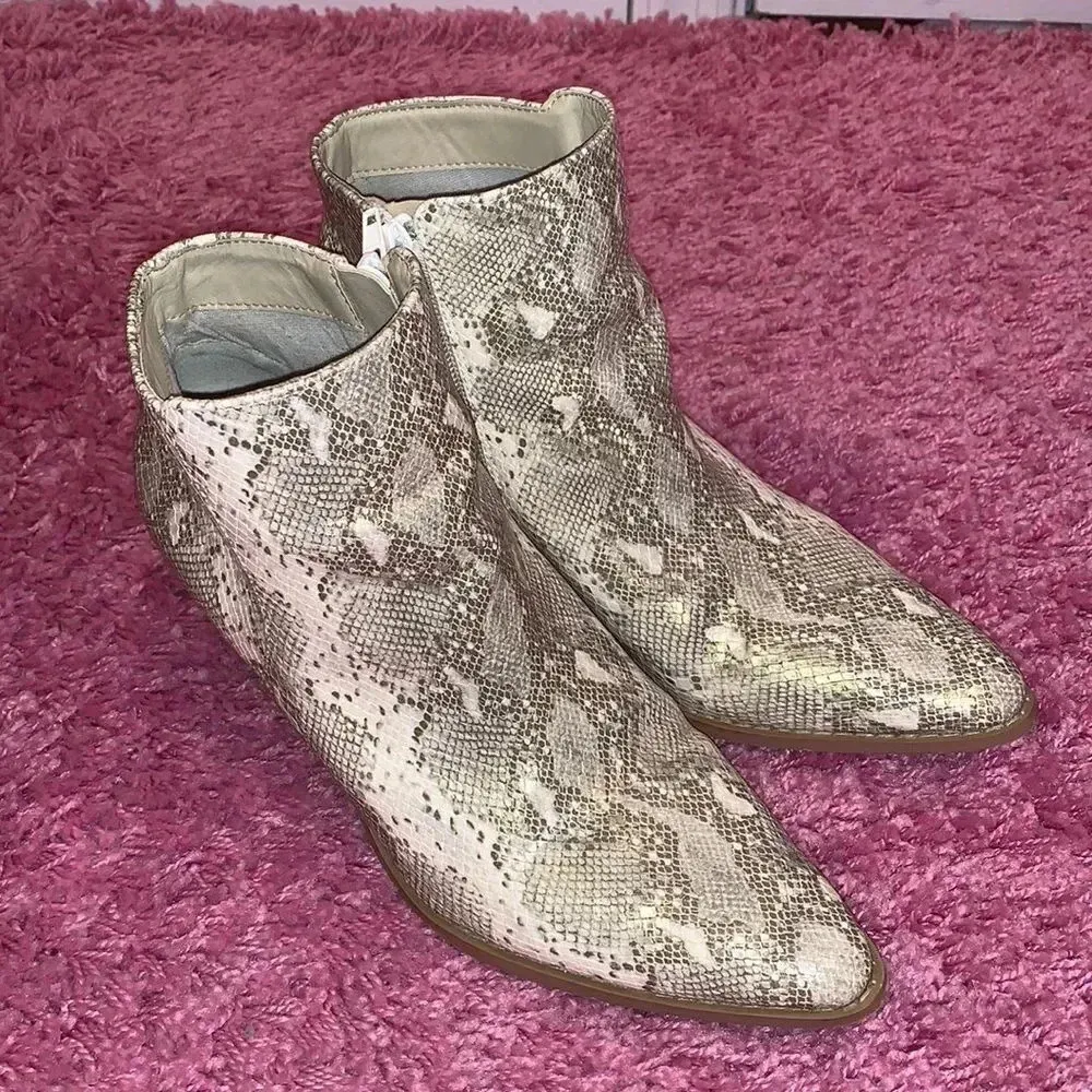 Coconuts by Matisse Snakeskin Booties - Image 2