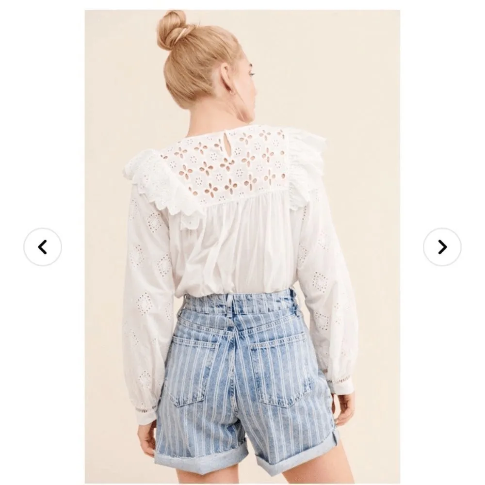 ❤️COPY - Free People Dog Town Cuff Striped Shorts - Image 3