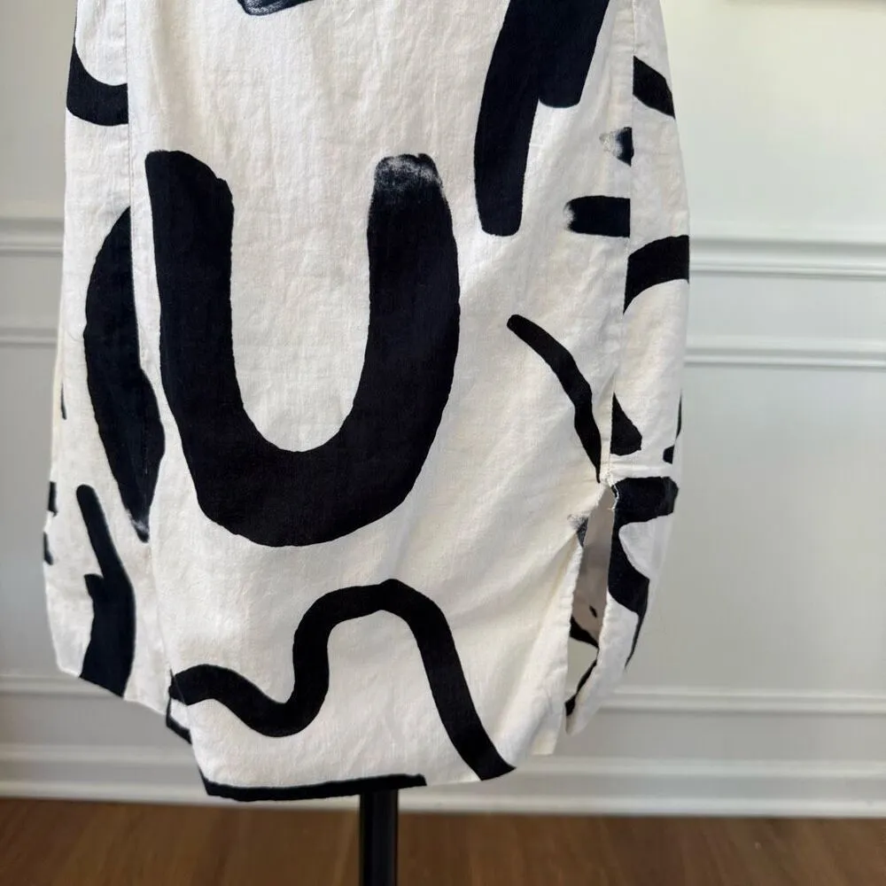 Seven Wonders Runaway The Label York Mini Dress in Sand Black M 6 - Image 4