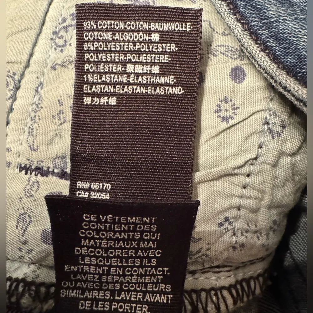 Free People We The Free Jet Denim Low Rise Women’s Skinny Blue Jeans Size 26 - Image 12