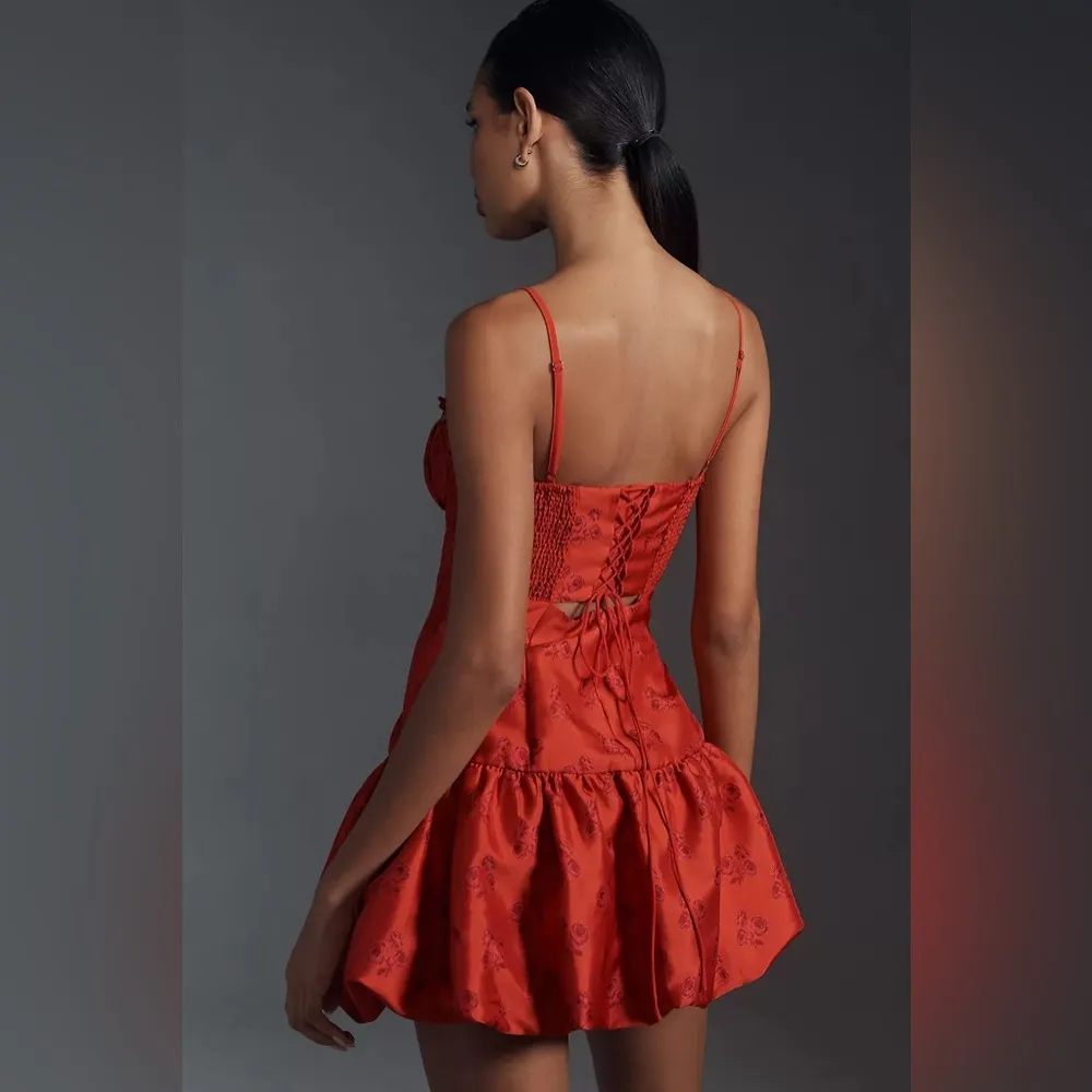 For Love & Lemons Annika Mini Dress Red Size M - $131 (33% Off Retail) New  With Tags - From Kaka