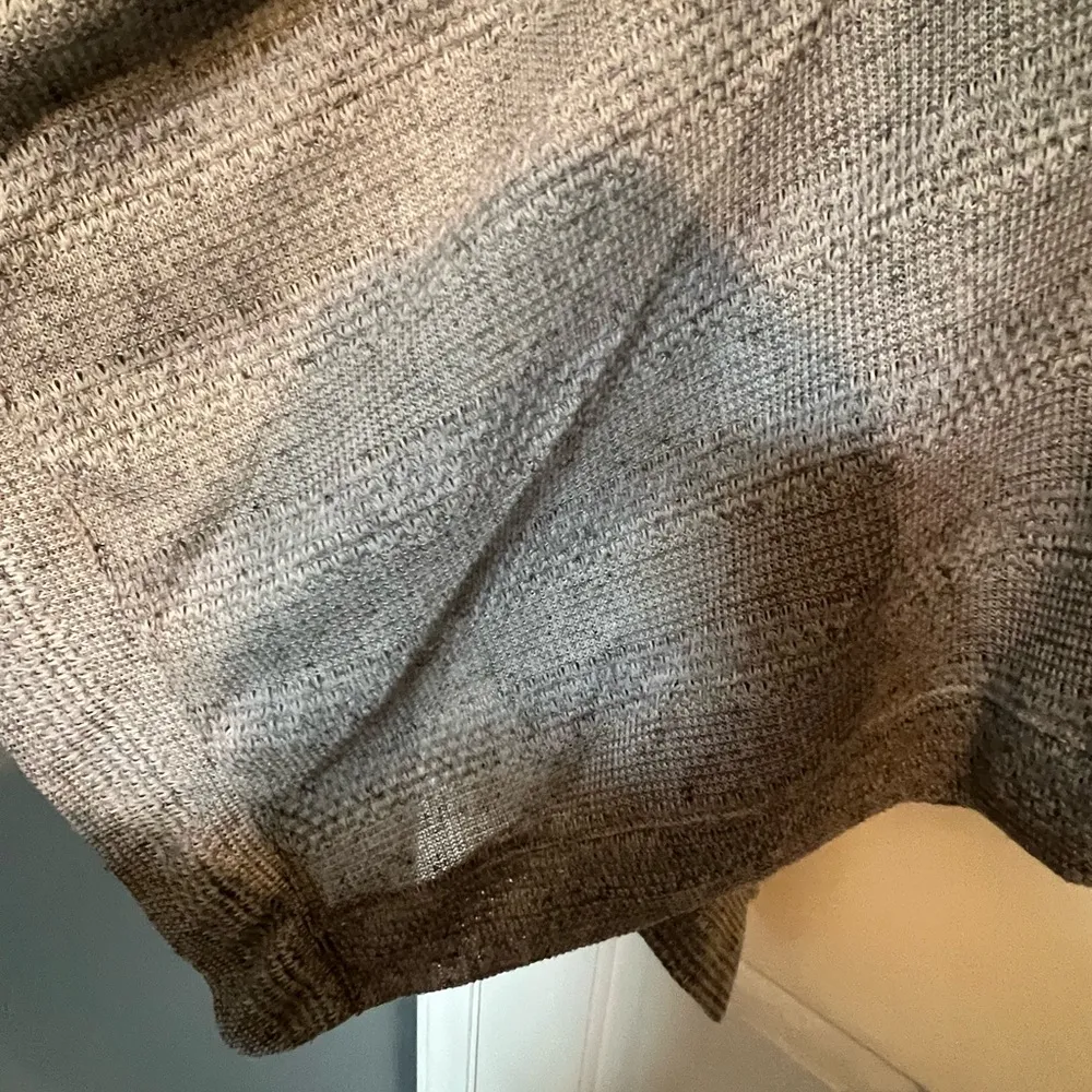 American Eagle Outfitters Gray Cardigan Open Sweater Sz Small - Image 9