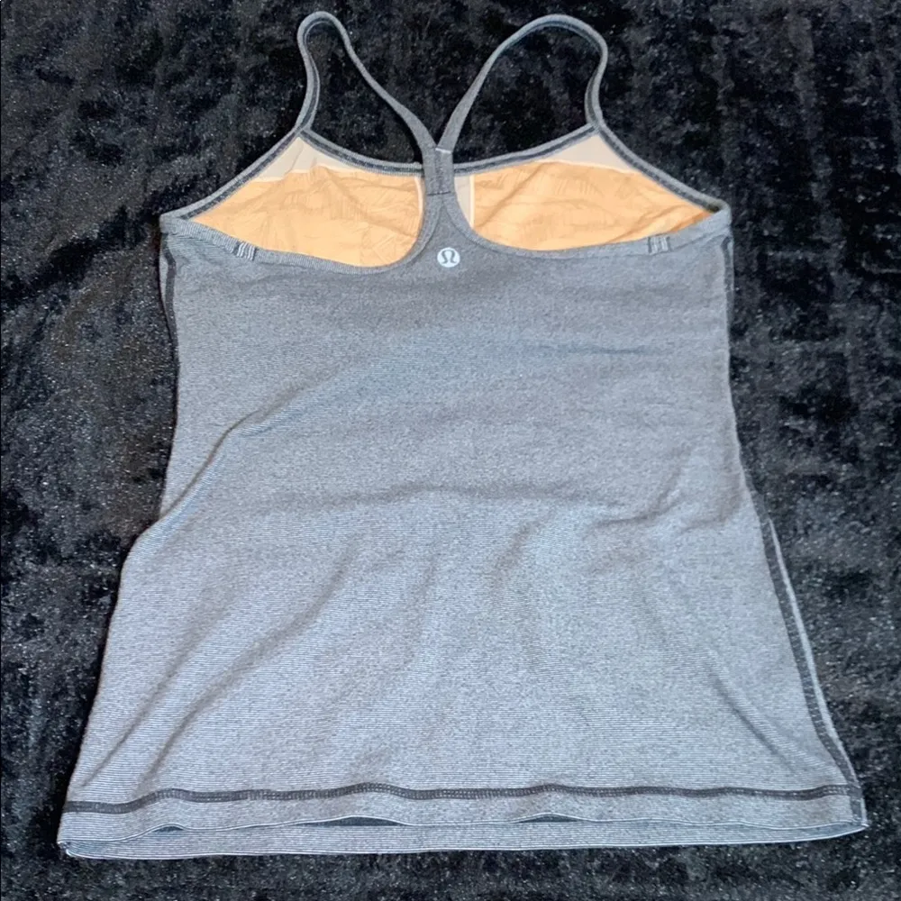 Lululemon Power Y Tank in Black Wee Stripe - Image 8