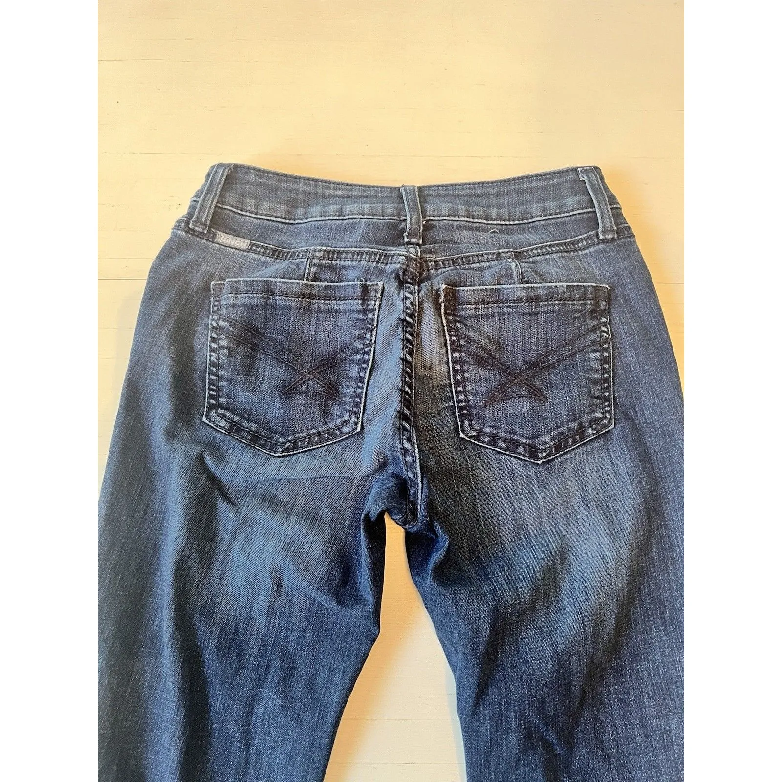 Cinch Lynden Women's 26/1R Blue Bootcut Flare Cowgirl Western Dark Wash Jeans - Image 4