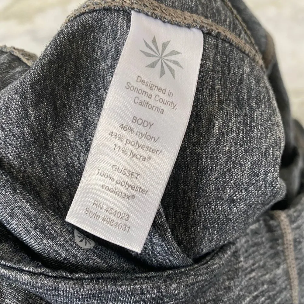 Women's Coolmax Zip Pocket Athletic Workout Yoga Full Length Leggings XS - Image 8