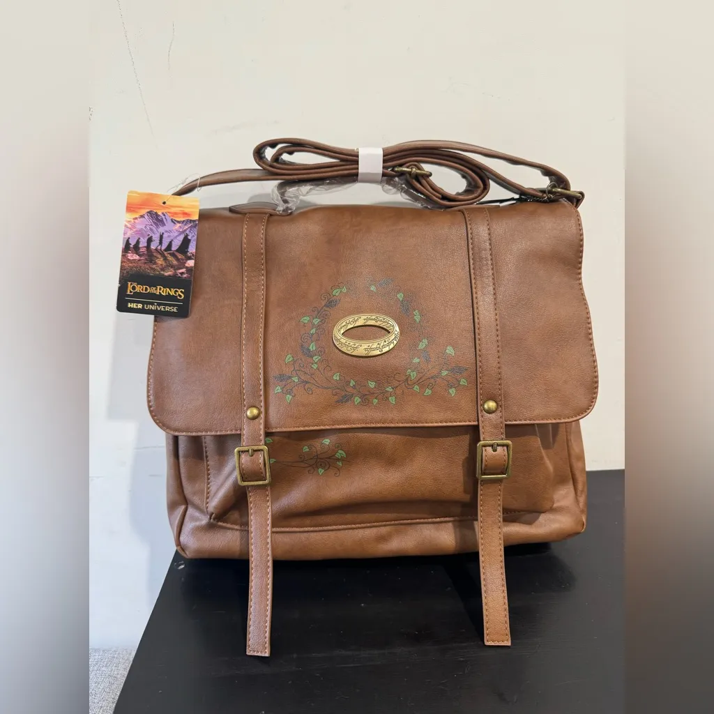 The Lord Of The Rings One Ring Leaves Messenger Bag - Image 2