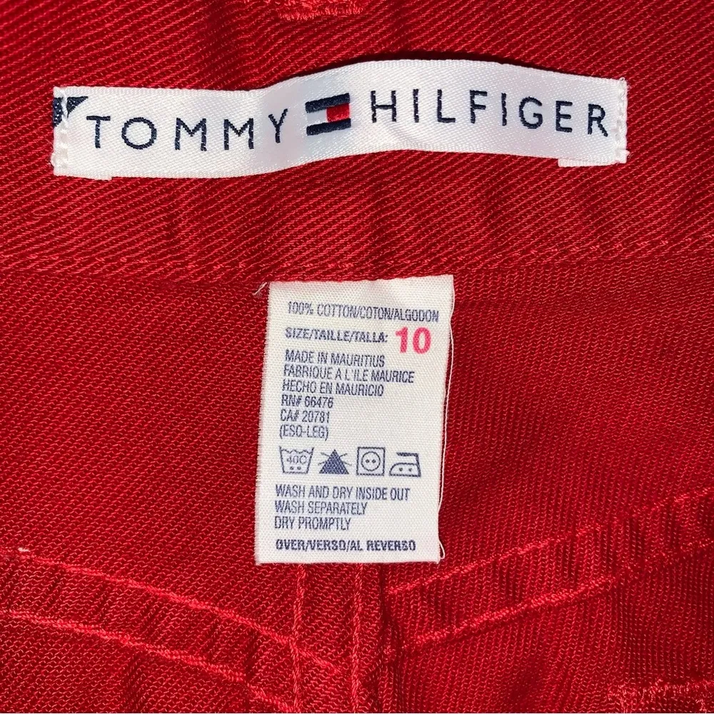 Vintage Tommy Hilfiger Red Pants - Image 6