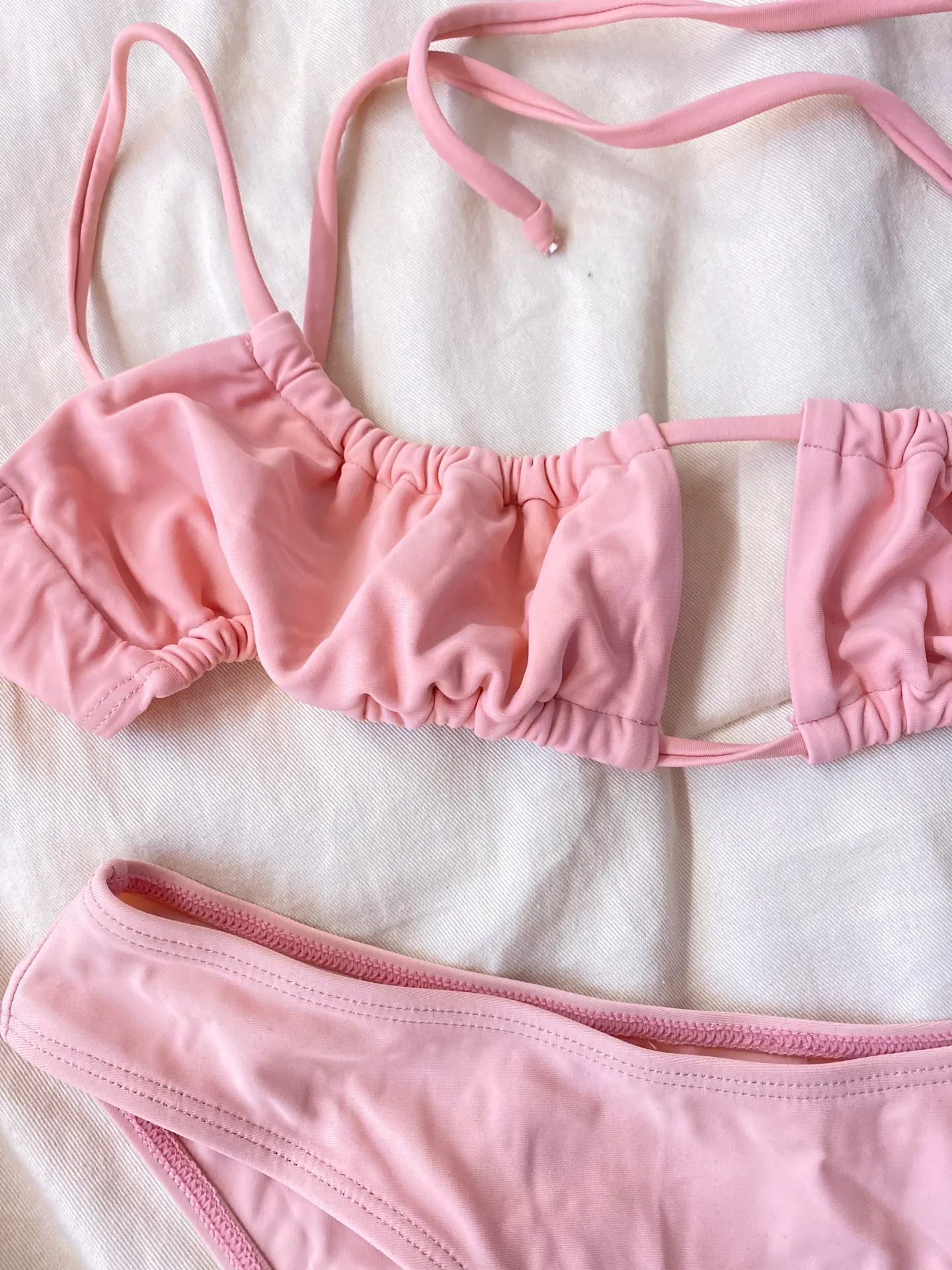SheIn Light Pink Bikini Set - Image 3