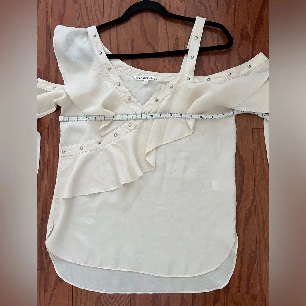 Clementine Ruffle One Shoulder Long Sleeve Top~Size 6 - Image 9