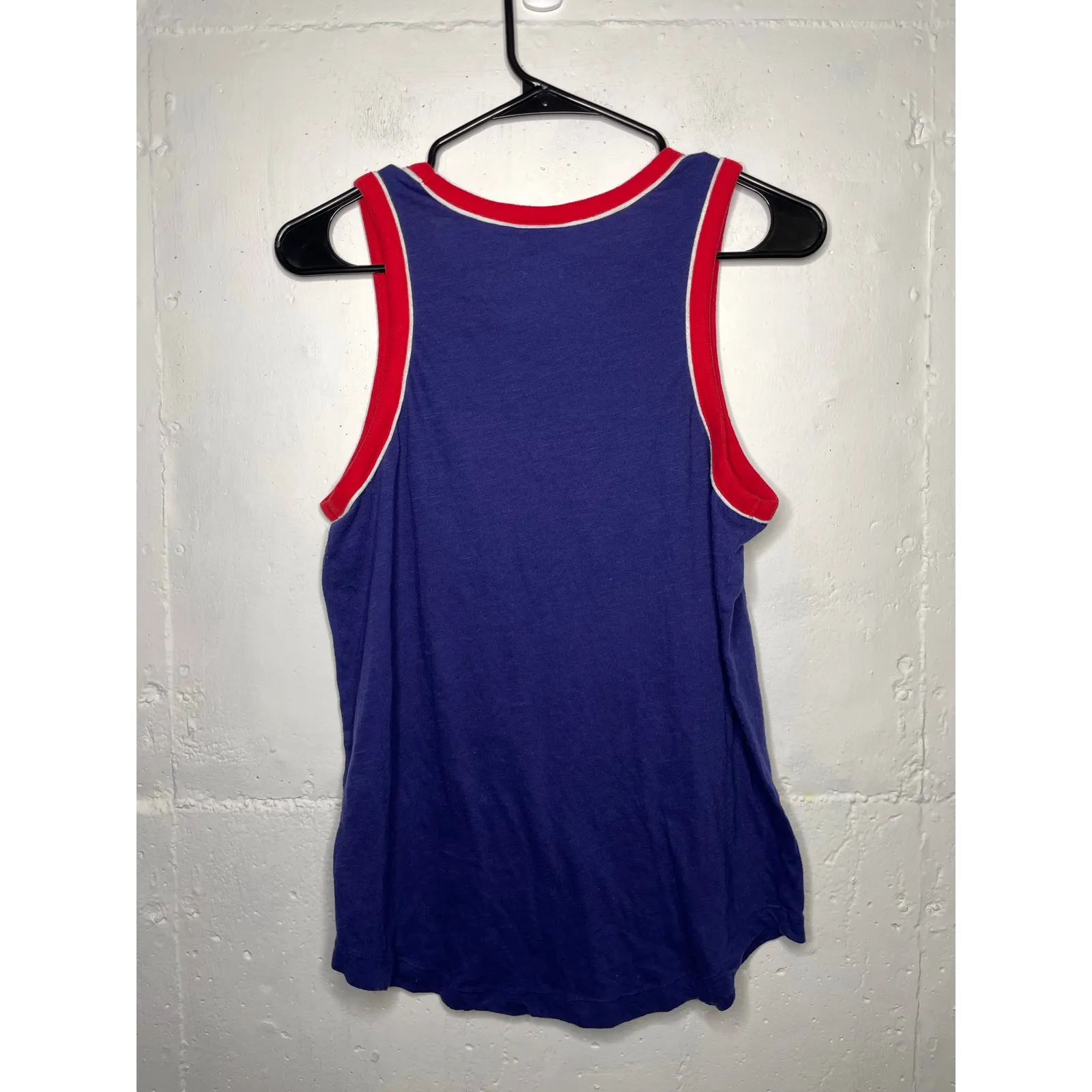 Victorias Secret PINK BLING Silver Sequin American Flag Tank Top Size Small - Image 5