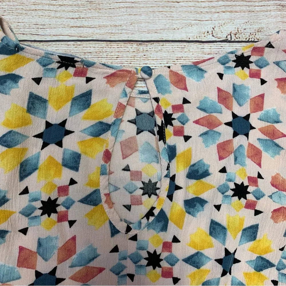 Lulus  Lovell Blush Pink Print Bell Sleeve Medium Top - Image 12