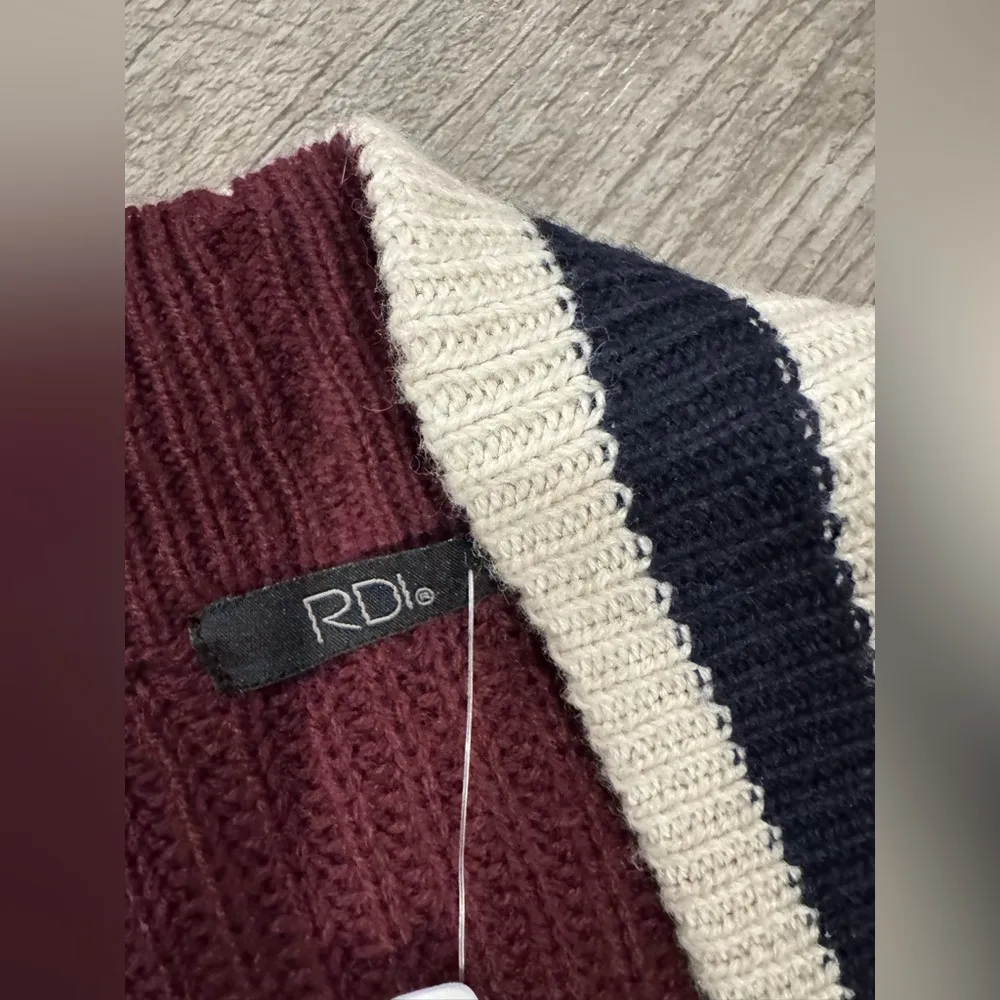RDI open front burgundy cardigan ✨ - Image 8