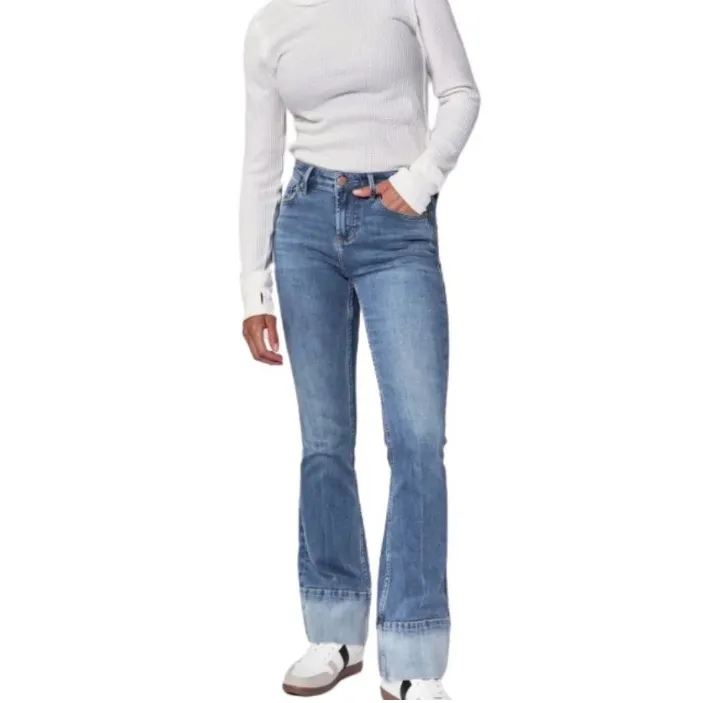$120 NWT Dear John: Jaxtyn Cuff Bootcut Jeans - Image 4