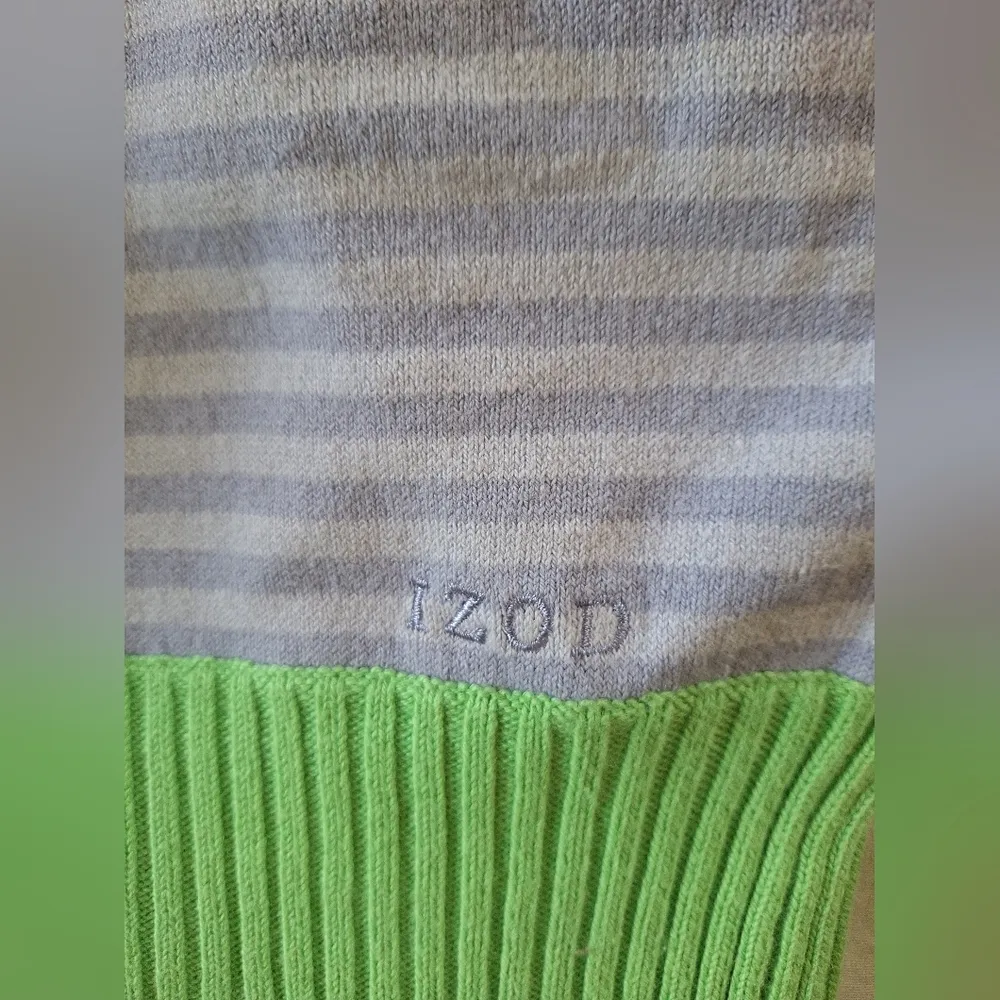 IZOD Sweater cotton sz M - Image 4