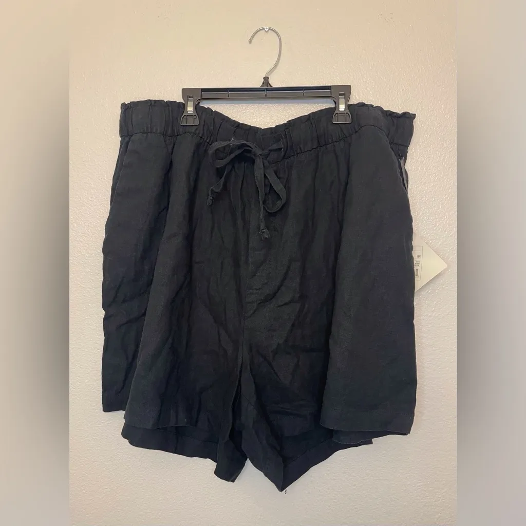 Ava & Viv NWT Women's High-Rise Midi Pull-On Shorts Size‎ 1X - Image 3