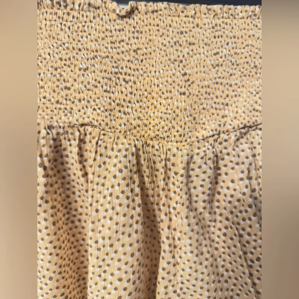 Aerie - Flowy Shorts Size Small-orange with polka dots- cotton & viscose - Image 5
