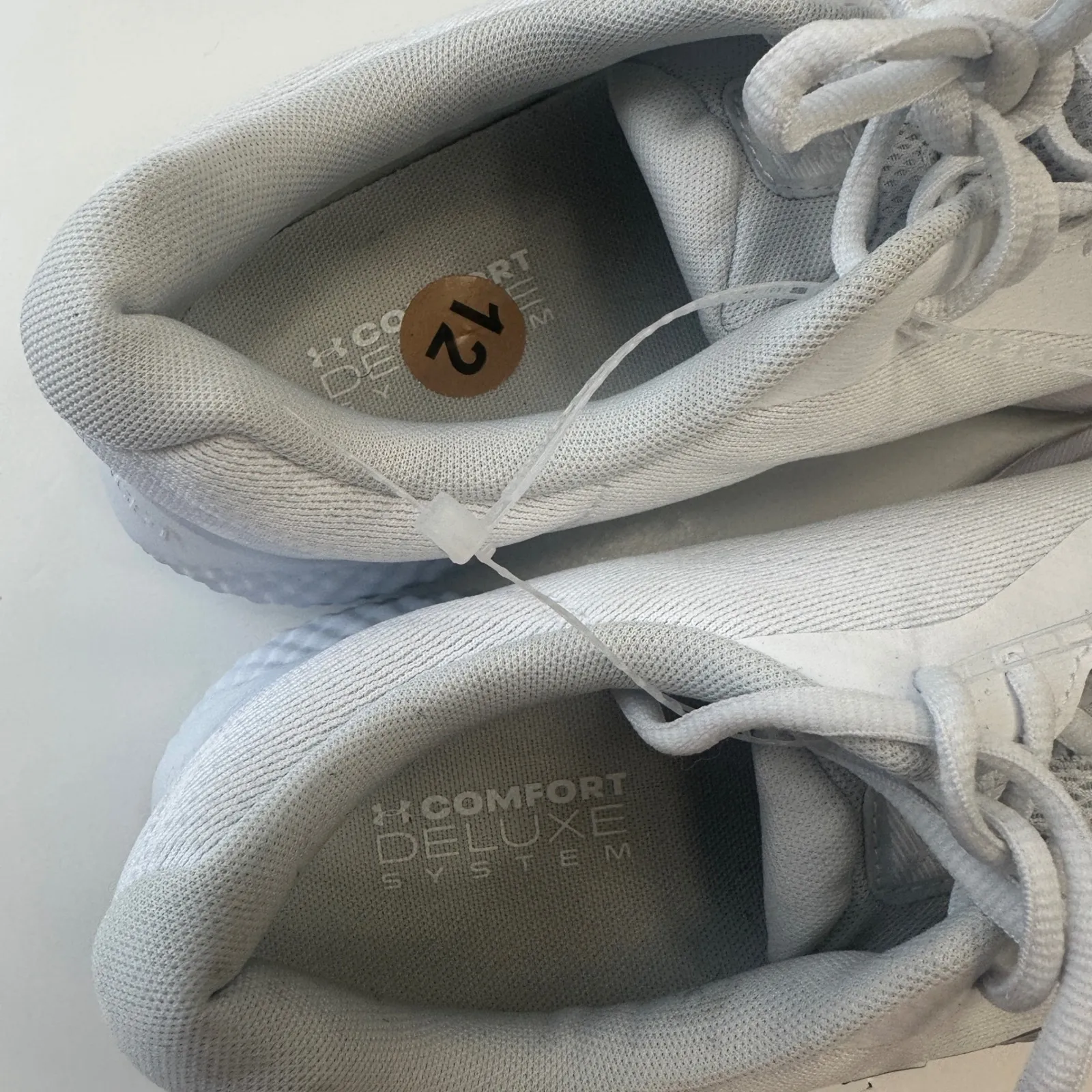 New Under‎ Armour Charged Rogue 3 Running Shoes Lightweight White Womens Size 12 - Image 7