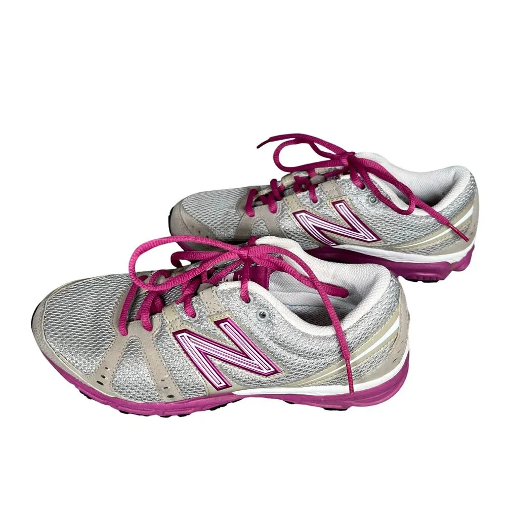 New Balance Womens 690 Gray Pink Sneakers‎ Size 8 - Image 4