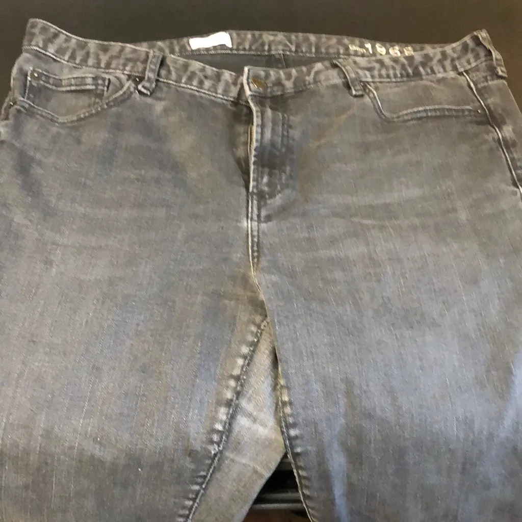 GAP 1968 Black Straight Leg Jeans, 33 long - Image 8